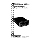 Omega RHCN1 and RHCN-2 Owner's manual