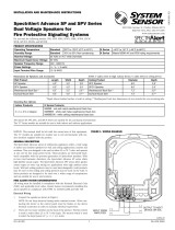 System Sensor SAA: Speaker Models User manual