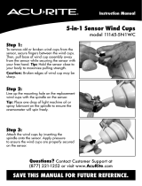 AcuRite Wind Cups for the 5-in-1 Weather Sensor User manual