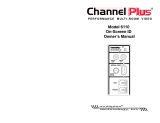 Channel Plus 6110 Owner's manual
