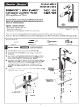 American Standard Berwick 7430.101 Installation guide