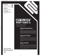 Reloop RMP-1660 b Operating instructions