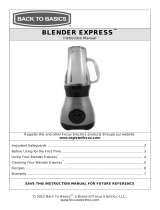 Focus Electrics Blender Express User manual
