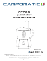 Campomatic FP700 grand chef Owner's manual