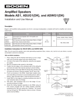 Bogen A6/TANS501 User manual