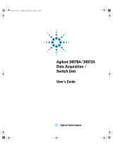 Agilent Technologies 34972A User manual