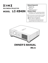Eiki LC-XB40N User manual