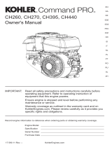 Kohler CH 270 Owner's manual