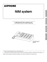 Aiphone NIM Operating instructions