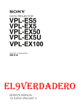 Sony VPL-EX5100 User manual