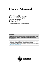 Eizo CG277 User manual
