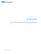 VIA Technologies VAB-800 User manual
