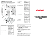 Avaya Norstar T7316e Phone Reference guide