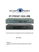 Security Tronix ST-POEAF-16UL-RM Owner's manual