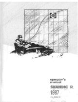 BOMBARDIER Skandic R 1987 User manual