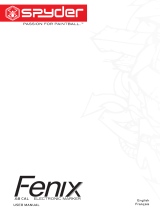 Spyder 2012 Fenix Owner's manual