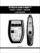 Triplett TVR10/10/100 LAN Tester User manual