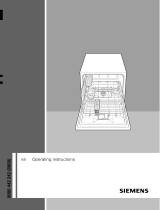 Siemens Compact dishwasher white User manual