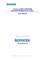 Korenix JetNet 4706 User manual