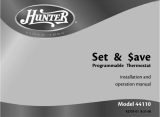 Hunter Set & Save 44110 Operating instructions