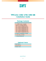 DFI TPC170 User manual