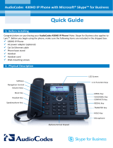 AudioCodes 420HD Quick Manual