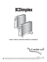 Dimplex Cadiz Eco CDR2TI Operating Instructions Manual