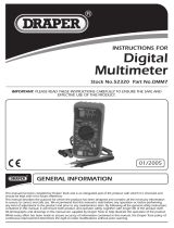 Draper 16 Function Digital Multimeter Operating instructions