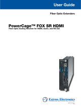 Extron PowerCage FOX SR HDMI User manual