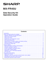 Sharp MX-M464N Operating instructions