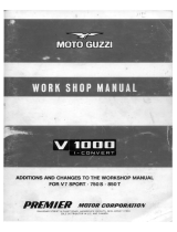 MOTO GUZZI V1000 I-Convert Workshop Manual