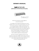 JL Audio M600 Owner's manual