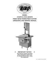 BIRO 3334-4003FH Operating and Service Manual