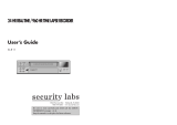 Security Labs SL720 User manual