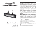 ADJ Mega Flash DMX Strobe Light User manual