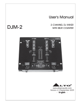 Alto DJM-2 User manual