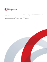 Poly RealPresence CloudAXIS Suite User manual