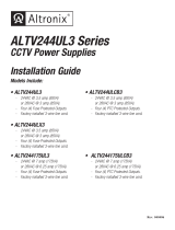 Altronix ALTV244175ULCB3 Installation guide