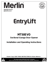 Merlin Entrylift MT50EVO Installation And Operating Instructions Manual