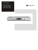 Motorola DCT3400 ALL-DIGITAL SET-TOP - TV GUIDE IGUIDE User manual