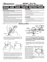 Greenheck SP-C50 User manual