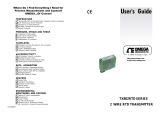 Omega Engineering TX802RTDF-CU10 User manual
