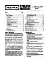 ADEMCO 4160-12 C-COM Installation Instructions Manual