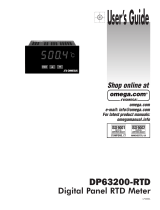 Omega DP63200-RTD Owner's manual