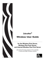 Zebra Internal Wireless Plus Print Server User manual