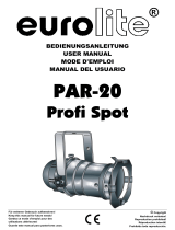 EuroLite PAR-20 Spot User manual