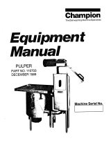 Moyer Diebel P-5 Owner's manual