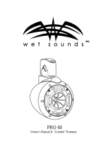Wet Sounds PRO 60 Owner's manual