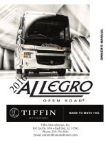 Tiffin Motorhomes ALLEGRO OPEN ROAD 2016 Owner's manual