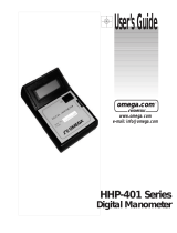 Omega HHP401 series Owner's manual